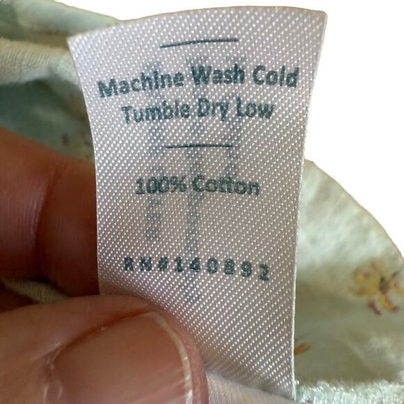 Marine Layer Men's Shirt L Green Cotton Palm Tree Print Button Up Coastal Preppy - Picture 11 of 12